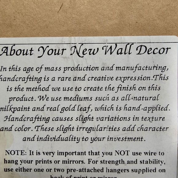 Home Wall Decor The Child Asleep Gold Leaf Frame Hand Crafted Picture Bombay Co. - Picture 4 of 16